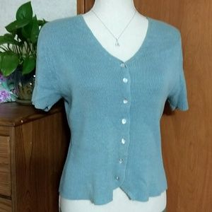 Pretty blue summer sweater